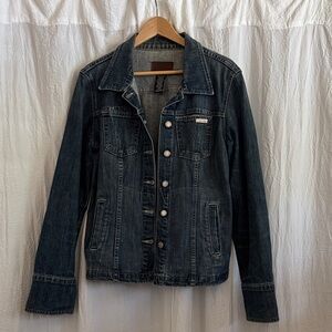Calvin Klein Dark Blue Denim Jean Jacket